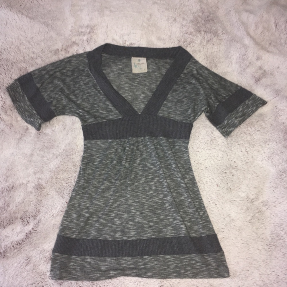 Sz small sheer grey tunic